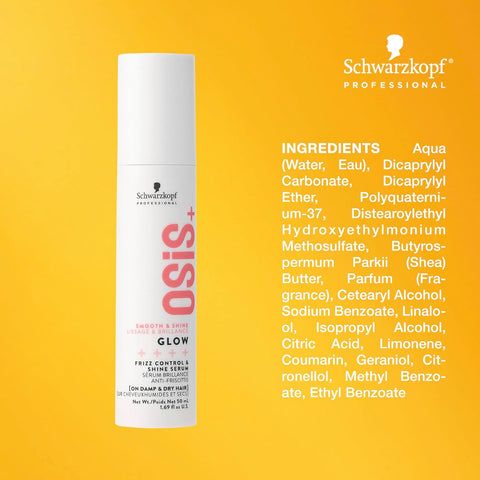Schwarzkopf Osis+ Glow Сыворотка Для Блеска И Укладки Волос 50 мл