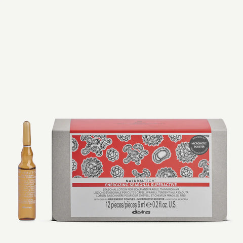 Davines Naturaltech Energizing Seasonal Суперактивная Сыворотка 12 ампул x 6 мл