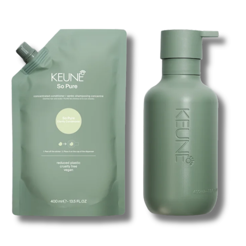 Keune So Pure Очищающий Кондиционер 400 мл + Флакон