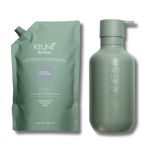 Keune So Pure Тонирующий Шампунь 1 000 мл + Флакон