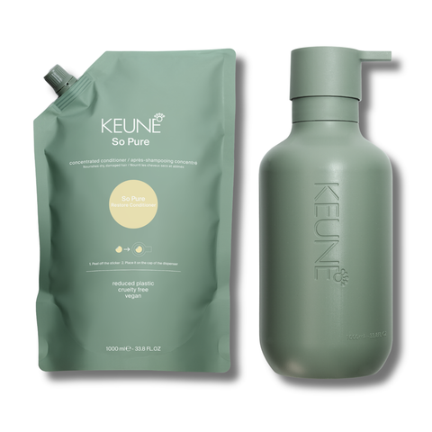 Keune So Pure Restore Conditioner 1 000 ml + Bottle