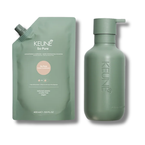 Keune So Pure Polish Conditioner 400 ml+ Bottle