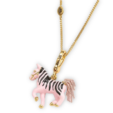 Zebra Pendant With Chain