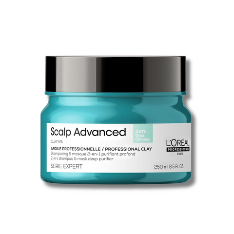 Loreal Scalp Advanced Anti-Oiliness 2 в 1 Глубокоочищающая Глина 250 мл